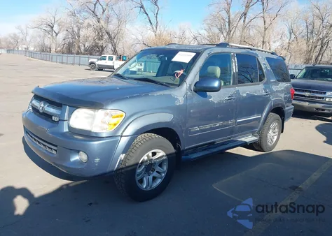 2007 Toyota Sequoia Limited V8 z USA, uszkodzony, nr VIN 5TDBT48A77S289227